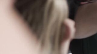Soaked teen blonde fucked by stepmoms TS friends