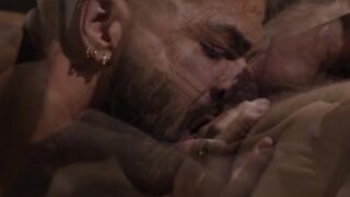 Liam Skye kneels and sucks stepdad Adam Ramzis powerful dick