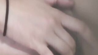 Peepers lens films cute Japanese girl trimming her bush