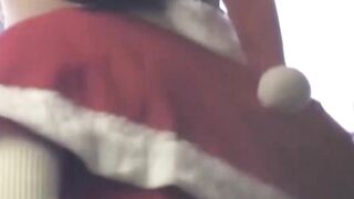 Mini skirt dark haired babe shines on Japanese covert cam
