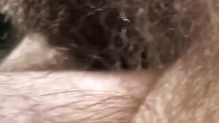 Ultra hairy Joel Someone laps his musky pits before solo jerk