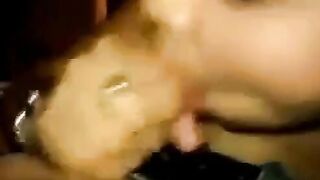 Asian Amateur Gives Messy Blowjob