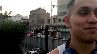Kissing jock Jaciel O before pounding his perfect ass bareback