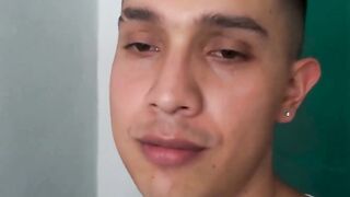 Kissing jock Jaciel O before pounding his perfect ass bareback