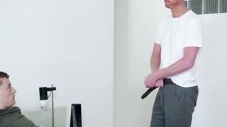 Aaron Allen takes Brody Kayman's thick cock doggystyle raw