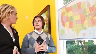 Brainstorming with a hard dick inside her
