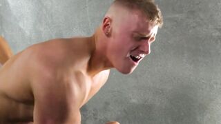 Alex and Brandon riding cock rough and sweaty