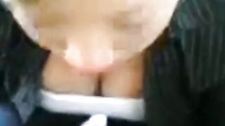 SG Malay Girl Gives Blowjob in the Staircase