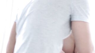 Kinky stud wrecks Liza Shays gaping smooth hole without pause