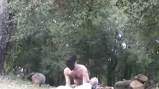BondageBadBoy.com - Blindfolded Damien Rage in painful predicament with dom