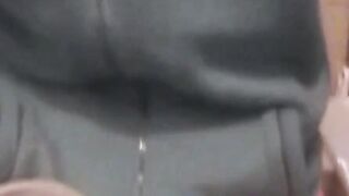 Perverted Asian lets us watch her fill a cup with pee