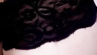 Shaved Pussy Fingering on Webcam in Sexy Lingerie