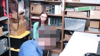 ShopliftersPunished.com - Teen thief Ornella Morgan gets her pussy wet and banged by