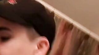 JoeSchmoeXXX.com - Twink amateur jerks off after having a blowjob from mature guy's s