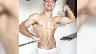 Hot muscle latino boy posing pics comp