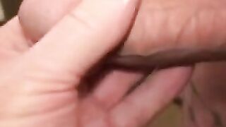 Older stud jerks to orgasm after the interview