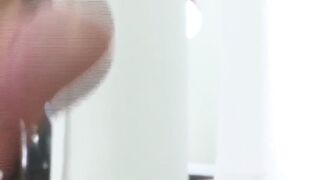 Latino Gerard fingers his hole while tugging his thick cock