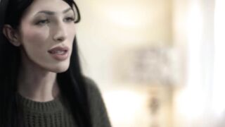 TS stepmom helps her lesbian stepteen about dating
