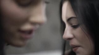 TS stepmom helps her lesbian stepteen about dating