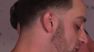 Billy Santoro dominates cutie Andrew Fitch roughly
