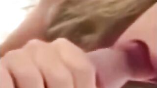 Beach Blowjob with My Blonde Amateur Girlfriend