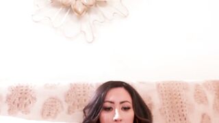 Lily Lane fingers cunt while watching me fuck her husband hard