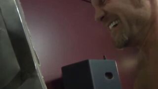 MuscleJockBound.com - Derek da Silva flogs Chad Brock's bare back and ass