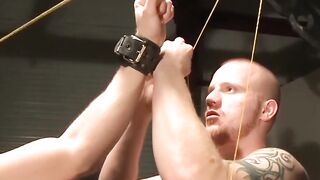 MuscleJockBound.com - Luke Riley dominates naked Drake Jaden
