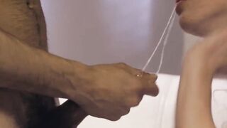 Barista Dixie Lynn finds fucker who serves her cum drink