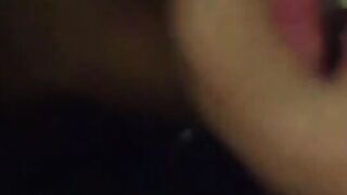 Lady captures golden piss in a container for voyeurs eyes