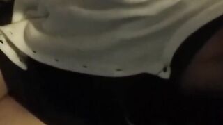 Witness nasty babe catch her piss in a clear container