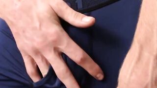 Str8Thugs.com - Massive and hard white cock on straight guy Apollo Delion ready to ex