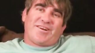 Rough stud gets nude and strokes to climax