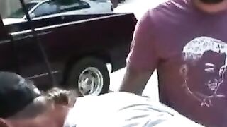 Hairy old guy jerks and cums on his stomach
