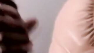 Mature gay feeds black amateur his thick dripping cock