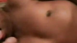 Handsome jock strokes big dick till cumming hard