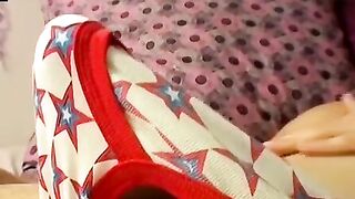 Jock Kelly Cooper jerks to explosive creampie