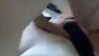 Fisting a Tanned BBW with a Large Pussy