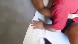 Fisting a Tanned BBW with a Large Pussy