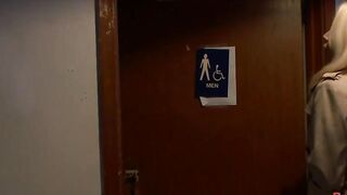 Candy Manson Bathroom Gangbang Duct Tape Bondage and Blowjob