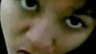 Indonesian Babe Gets Naughty on the Floor