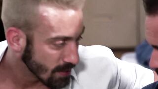 Jett Rink craves hard anal pounding from Michael Romans dick