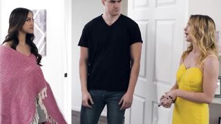Alexia Anders and Nikole Nash praise my dick with their mouths
