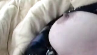 Big-Tits Girl Flashes Truckers in Car Softcore Video
