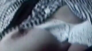 Big-Tits Girl Flashes Truckers in Car Softcore Video