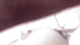 Big-Tits Girl Flashes Truckers in Car Softcore Video