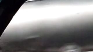 Big-Tits Girl Flashes Truckers in Car Softcore Video