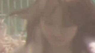 Succulent Japanese tiny tits excite this peeper in public