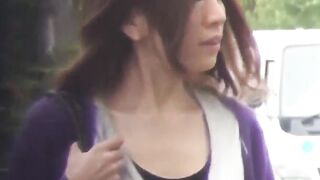 Voyeur follows numerous babes to film outdoor peeing