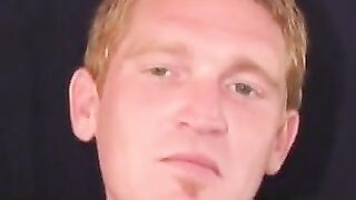 Hairy stud erupts thick cum after edging